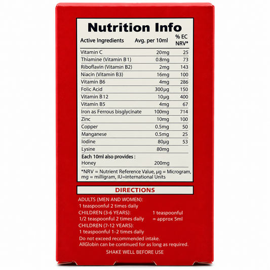 ALLGLOBIN Advance – Iron Haemoglobin Support Complex