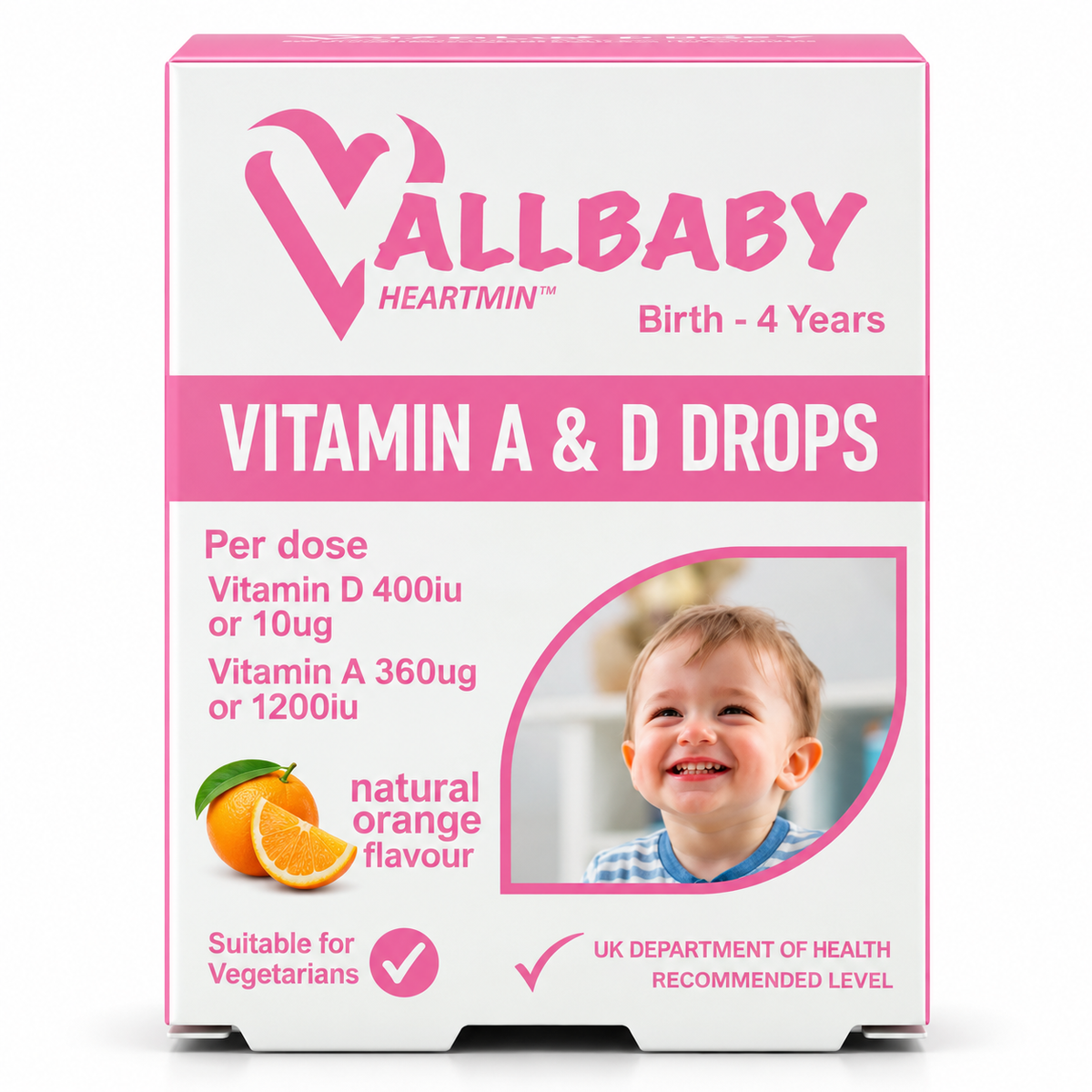 ALLBABY Vitamin A & D Drops – 30ml Birth to 4 Years