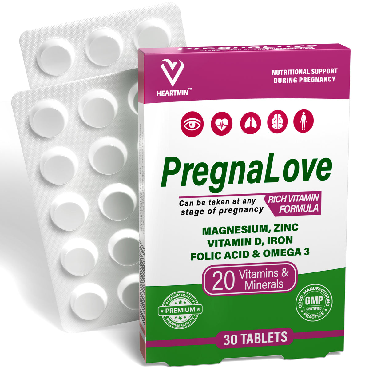 PregnaLove Rich Vitamin Formula | 30-Tablets