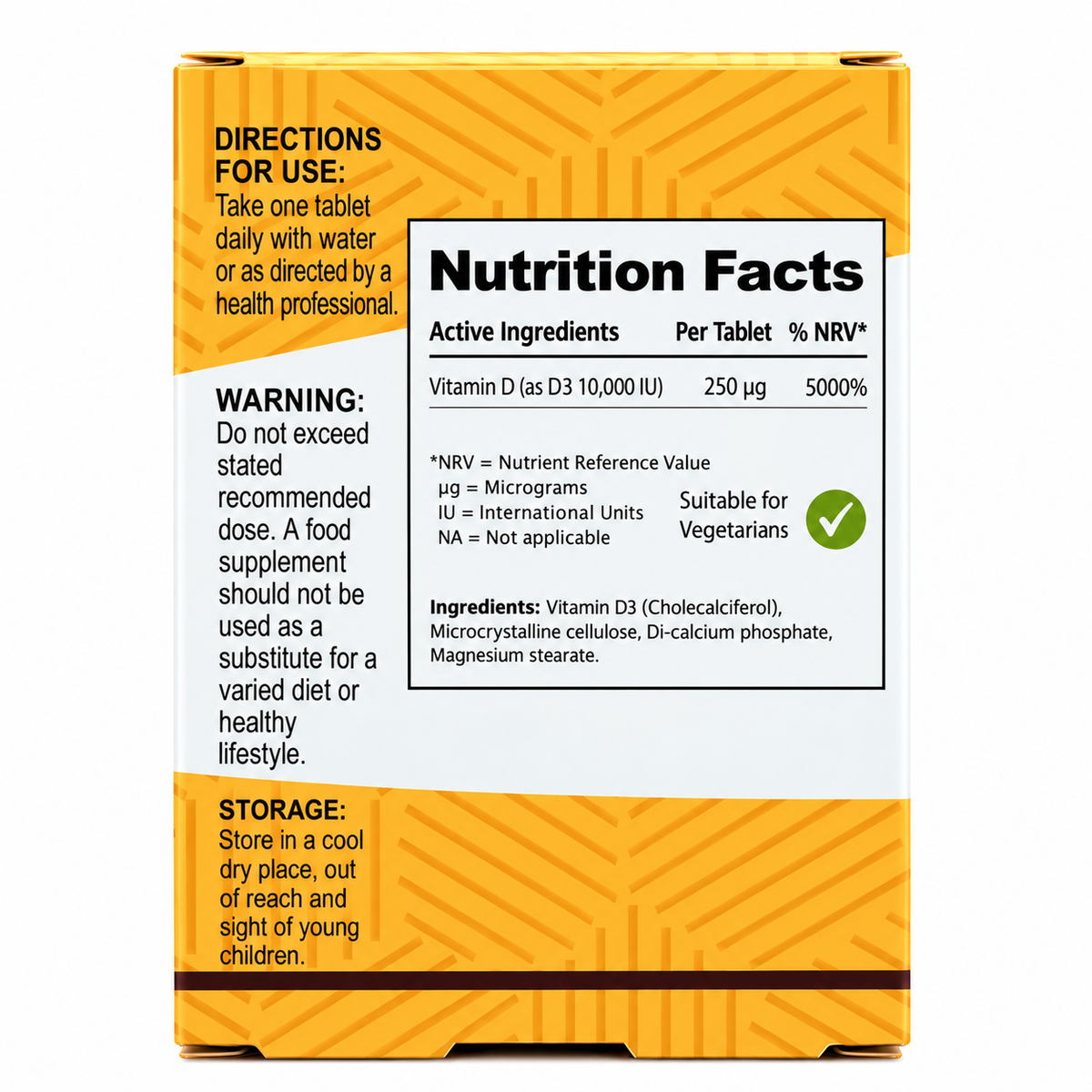 Vitamin D3 10,000iu