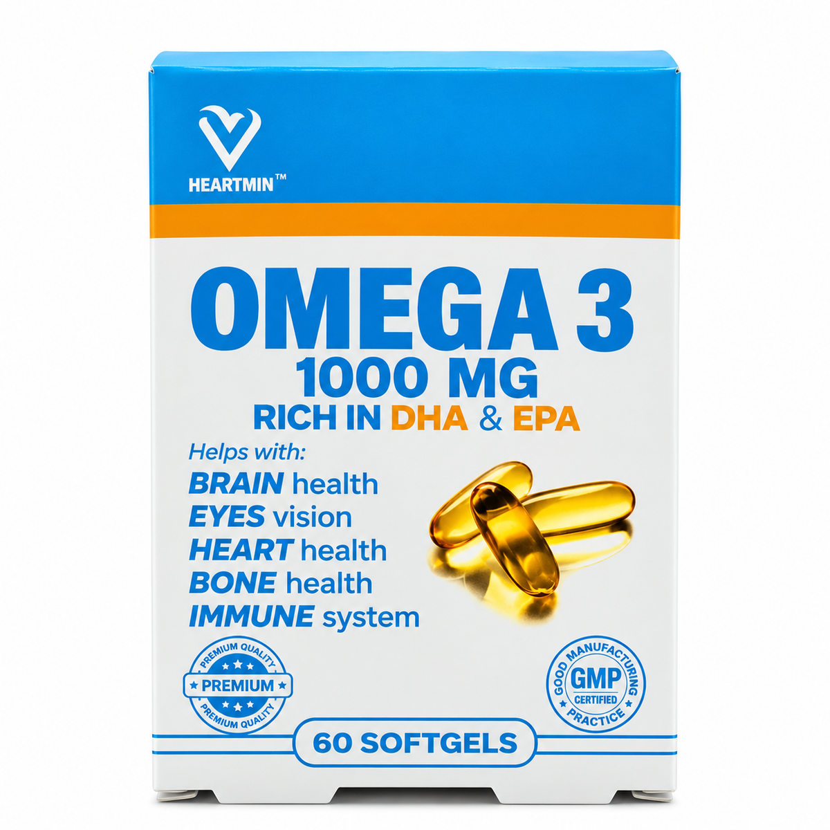 Omega 3 1000MG 60-Softgels