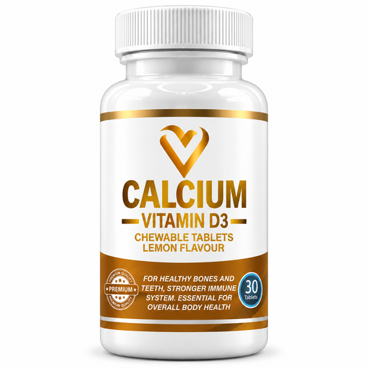 Comprimés à mâcher de calcium + vitamine D3