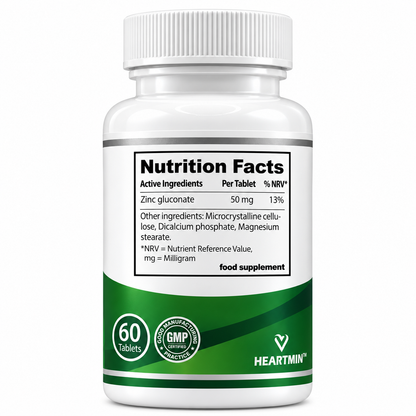 Zinc 50 mg – 60 Tablets