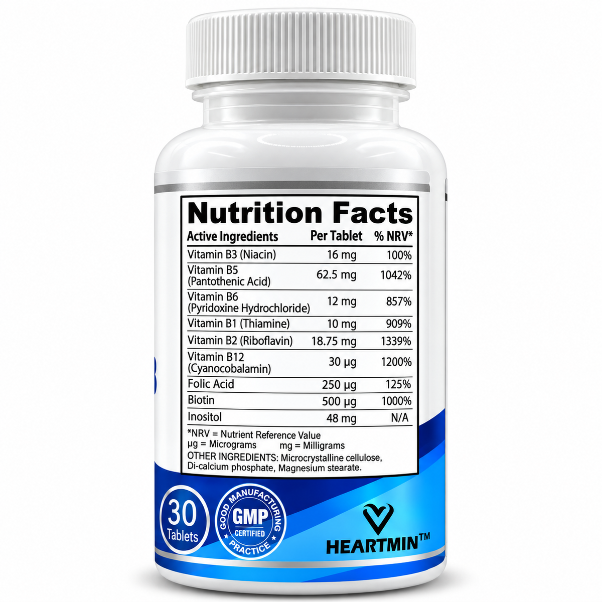 Vitamin B Complex – 30 Tablets