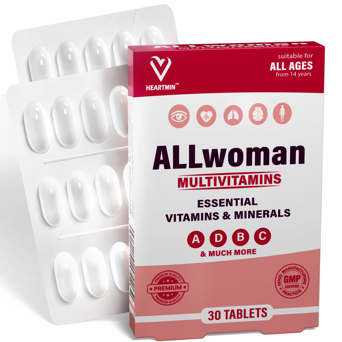 ALLwoman Multivitamins | 30-Tablets
