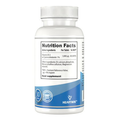Vitamin B12 1,000 µg – 30 Tablets
